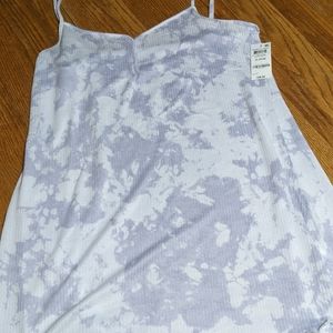 Women's extra large promo pastel purple tie dye sleep shirt